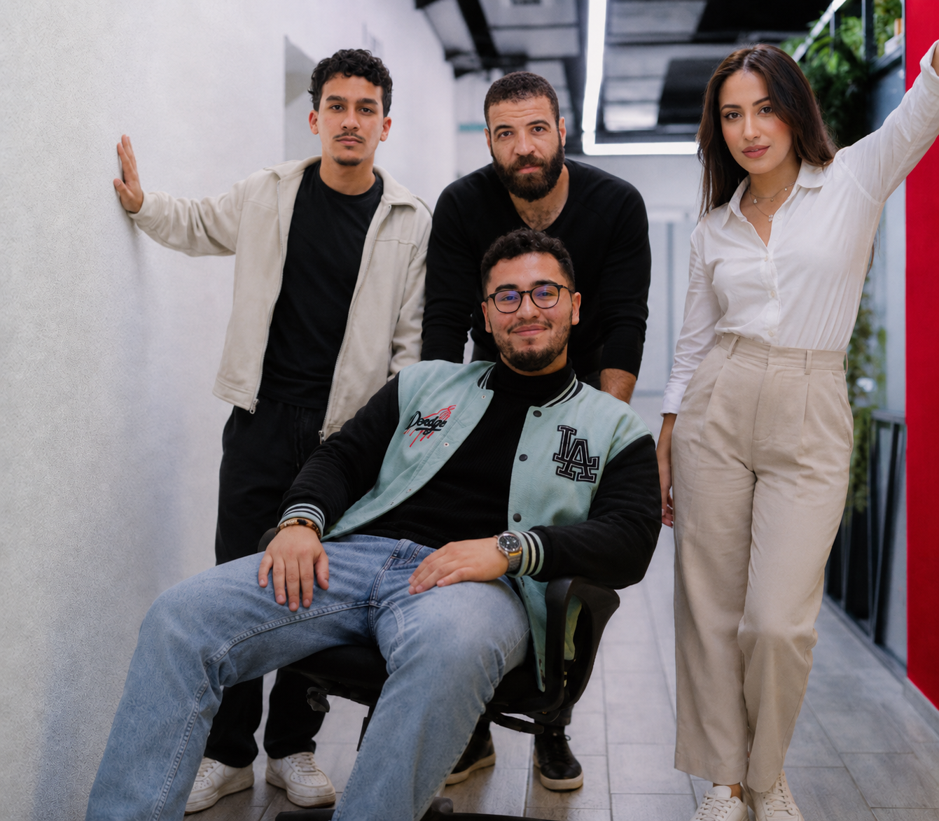 L'équipe Atirao dans ses bureaux